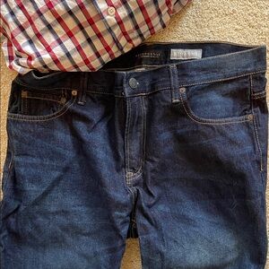 Aeropostale Men's Deep Indigo Straight Jeans